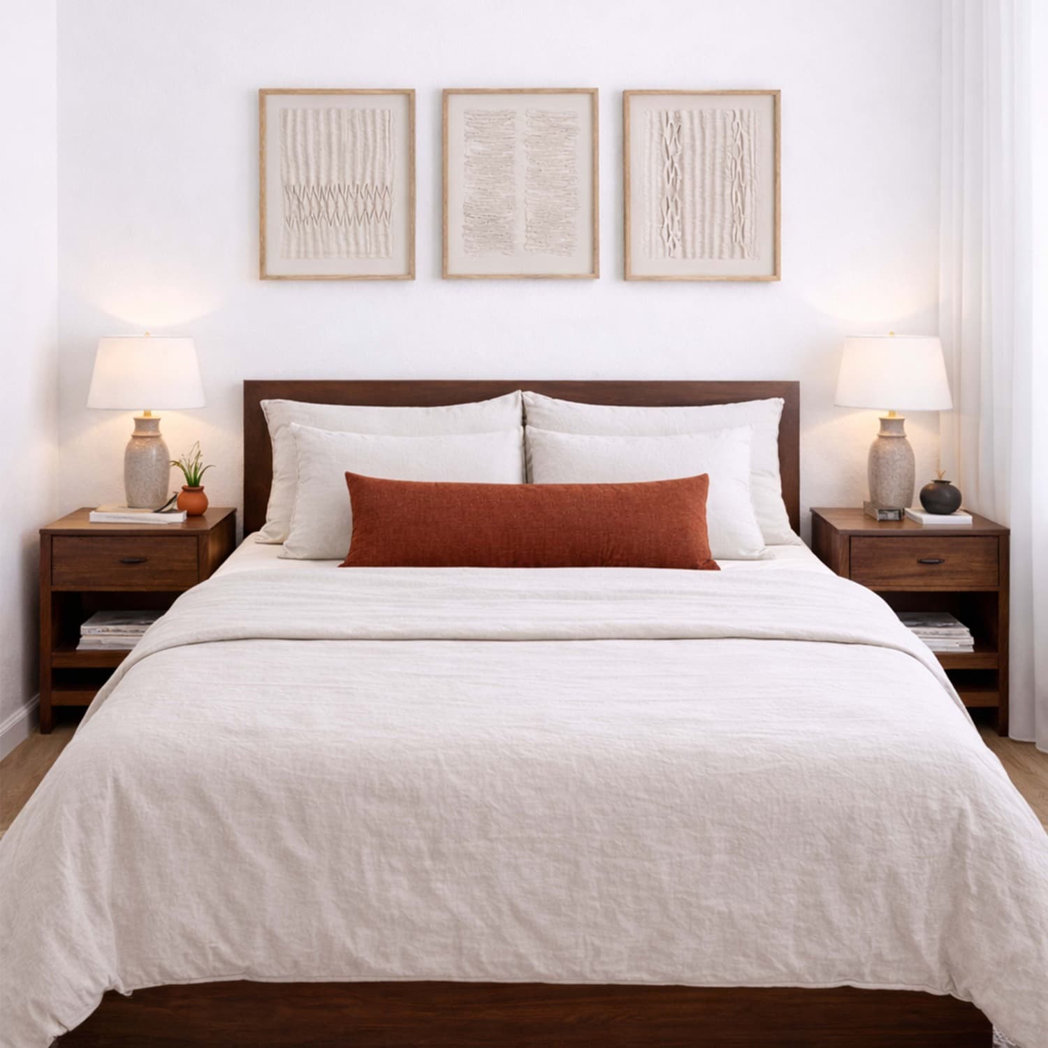 Tríptico — práctica textil